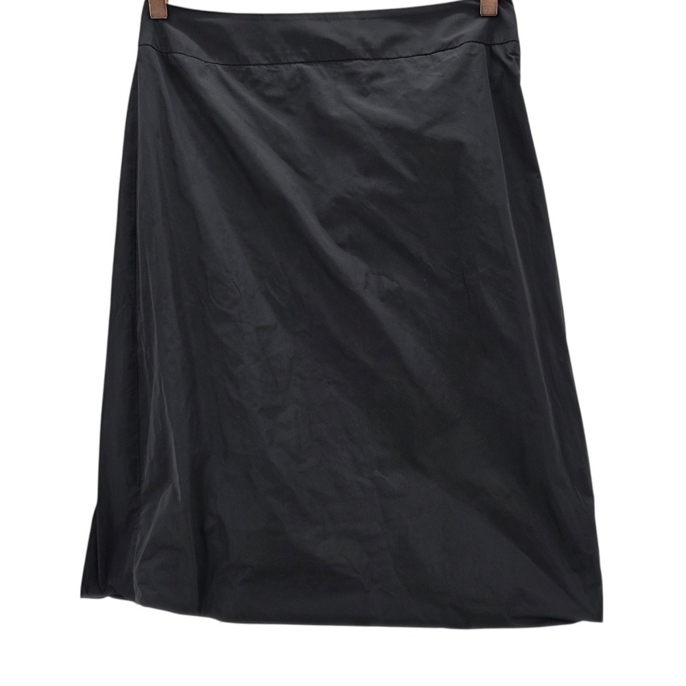 Peter O.‎ Mahler Womens 4-6 Tafeta Black Bubble Hem Skirt